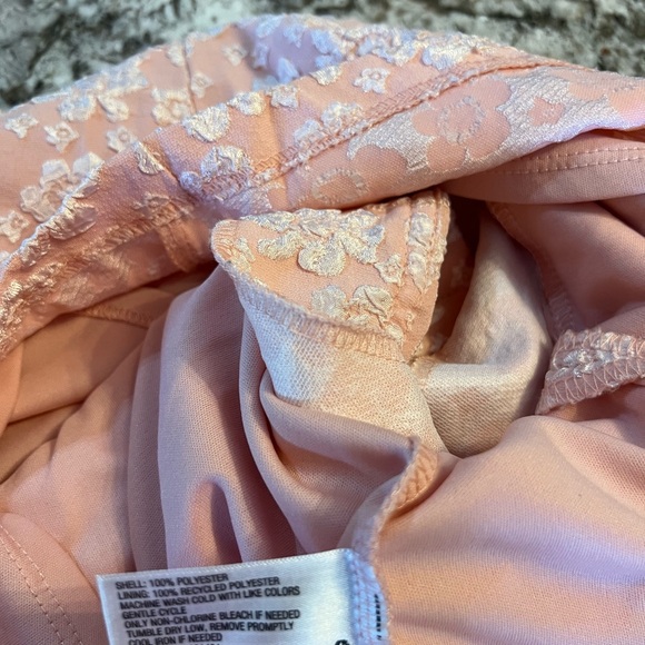 Wild Fable Womens Light Pink Floral High Rise Notch Front Mini Skirt Size 12 - Picture 4 of 12